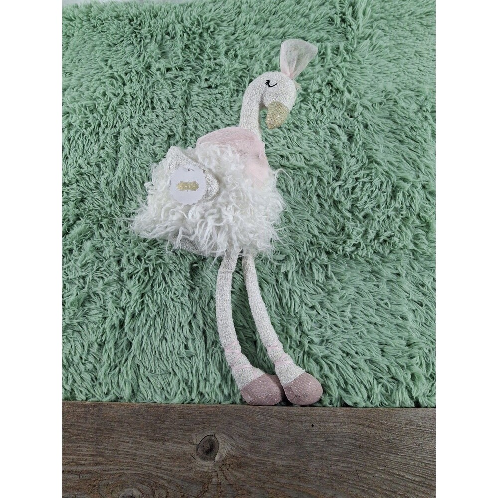 Mud Pie Swan Ballerina 19 Inch Plush